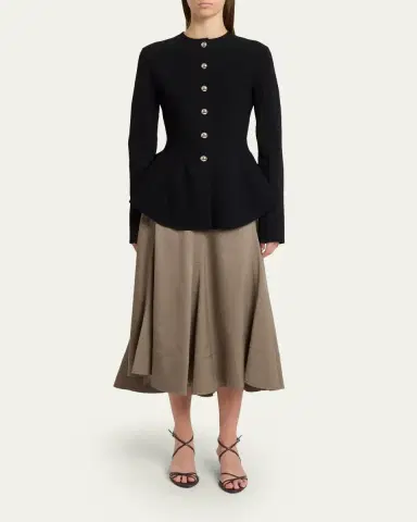Proenza Schouler Dasha Peplum Jacket | Thumbnail 2 Proenza Schouler Dasha Peplum Jacket | Thumbnail 2