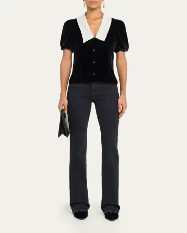 Frame The Velvet Sailor Button-Front Shirt | Thumbnail 2 Frame The Velvet Sailor Button-Front Shirt | Thumbnail 2