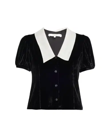 Frame The Velvet Sailor Button-Front Shirt | Thumbnail 1 Frame The Velvet Sailor Button-Front Shirt | Thumbnail 1