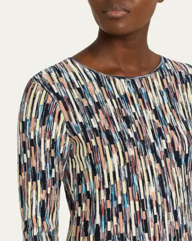 Ulla Johnson Estella Multi-Striped Knit Long-Sleeve Maxi Dress | Thumbnail 5 Ulla Johnson Estella Multi-Striped Knit Long-Sleeve Maxi Dress | Thumbnail 5