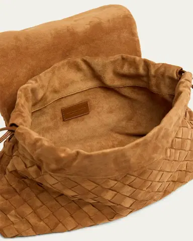 Bottega Veneta Giorno Suede Drawstring Shoulder Bag | Thumbnail 4 Bottega Veneta Giorno Suede Drawstring Shoulder Bag | Thumbnail 4