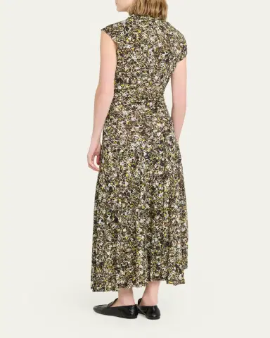 Proenza Schouler Tamara Printed Cowl-Neck Dress | Thumbnail 3 Proenza Schouler Tamara Printed Cowl-Neck Dress | Thumbnail 3