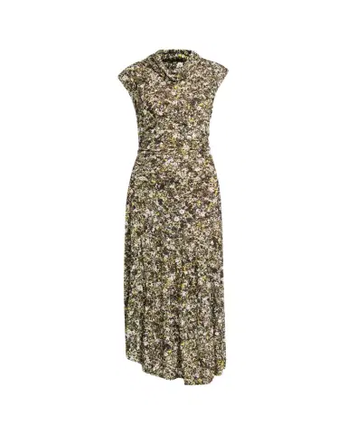 Proenza Schouler Tamara Printed Cowl-Neck Dress | Thumbnail 1 Proenza Schouler Tamara Printed Cowl-Neck Dress | Thumbnail 1