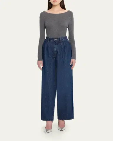 FRAME The Pleated Trouser Jeans | Thumbnail 2 FRAME The Pleated Trouser Jeans | Thumbnail 2