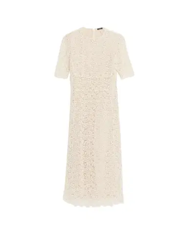 Kiton Guipure Lace Short-Sleeve Midi Dress | Thumbnail 1 Kiton Guipure Lace Short-Sleeve Midi Dress | Thumbnail 1