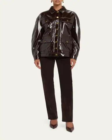 rag & bone Amy Faux Patent Leather Jacket | Thumbnail 2 rag & bone Amy Faux Patent Leather Jacket | Thumbnail 2