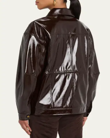 rag & bone Amy Faux Patent Leather Jacket | Thumbnail 3 rag & bone Amy Faux Patent Leather Jacket | Thumbnail 3