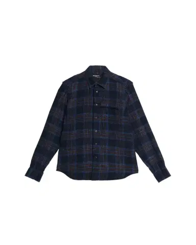 Kiton Men's Wool-Blend Plaid Snap-Front Overshirt | Thumbnail 1 Kiton Men's Wool-Blend Plaid Snap-Front Overshirt | Thumbnail 1