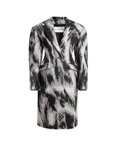 Givenchy Animal Cocoon Coat | Thumbnail 1 Givenchy Animal Cocoon Coat | Thumbnail 1