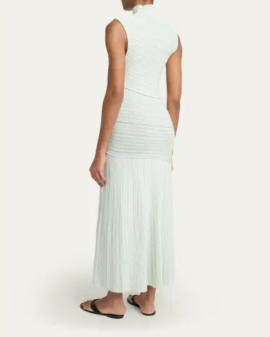 Proenza Schouler Federica Micropleated Knit Dress | Thumbnail 3 Proenza Schouler Federica Micropleated Knit Dress | Thumbnail 3