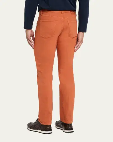 Kiton Men's Kurabo Slim Stretch Five-Pocket Pants | Thumbnail 3 Kiton Men's Kurabo Slim Stretch Five-Pocket Pants | Thumbnail 3