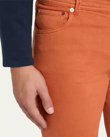 Kiton Men's Kurabo Slim Stretch Five-Pocket Pants | Thumbnail 5 Kiton Men's Kurabo Slim Stretch Five-Pocket Pants | Thumbnail 5