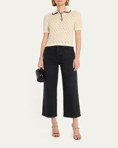FRAME The Wide Crop Jeans | Thumbnail 2 FRAME The Wide Crop Jeans | Thumbnail 2