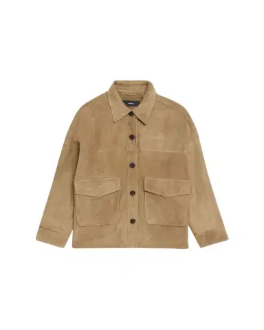 Arma Kaylee Button-Down Lambskin Suede Jacket | Thumbnail 1 Arma Kaylee Button-Down Lambskin Suede Jacket | Thumbnail 1