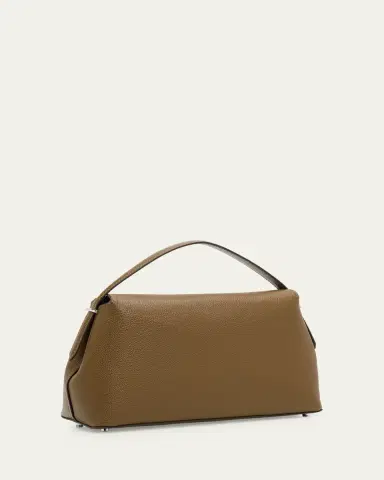 Toteme T-Lock Grain Leather Top-Handle Bag | Thumbnail 3 Toteme T-Lock Grain Leather Top-Handle Bag | Thumbnail 3