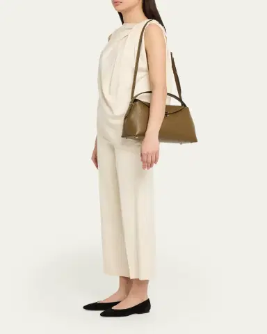 Toteme T-Lock Grain Leather Top-Handle Bag | Thumbnail 5 Toteme T-Lock Grain Leather Top-Handle Bag | Thumbnail 5