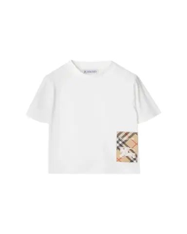 Burberry Boy's Cedar EKD Label Short-Sleeve Cotton T-Shirt, Size 6M-2 | Thumbnail 1 Burberry Boy's Cedar EKD Label Short-Sleeve Cotton T-Shirt, Size 6M-2 | Thumbnail 1