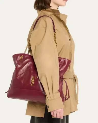 Saint Laurent Jamie 4.3 Medium Shopping Tote Bag in Quilted Leather | Thumbnail 2 Saint Laurent Jamie 4.3 Medium Shopping Tote Bag in Quilted Leather | Thumbnail 2
