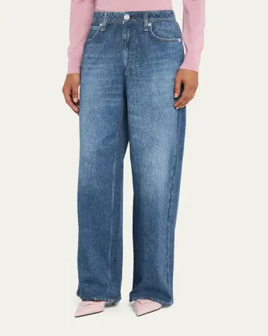 rag & bone rb Miramar Terry Wide-Leg Jeans | Thumbnail 4 rag & bone rb Miramar Terry Wide-Leg Jeans | Thumbnail 4