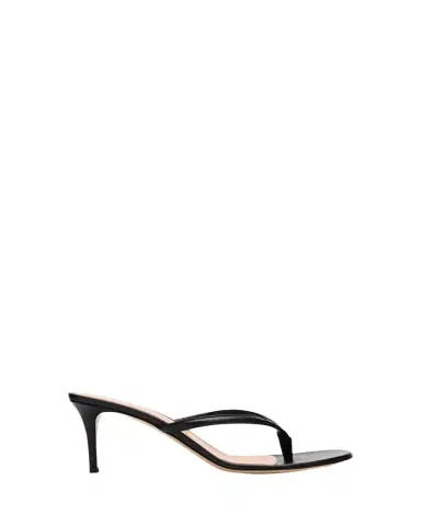 Gianvito Rossi 70mm Nappa Leather Thong Sandals | Thumbnail 1 Gianvito Rossi 70mm Nappa Leather Thong Sandals | Thumbnail 1
