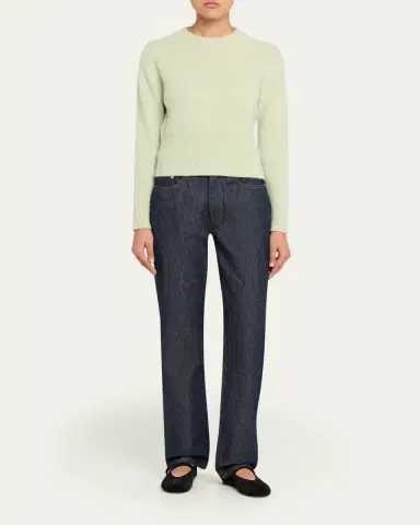 Guest In Residence Alina Crewneck Cashmere-Silk Sweater | Thumbnail 2 Guest In Residence Alina Crewneck Cashmere-Silk Sweater | Thumbnail 2