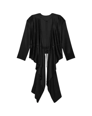 Helmut Lang Draped Silk Satin Scarf Top | Thumbnail 1 Helmut Lang Draped Silk Satin Scarf Top | Thumbnail 1