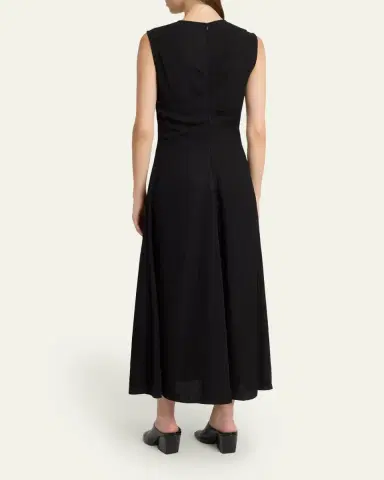 Proenza Schouler White Label Jaya Sleeveless Ruffle Midi Dress | Thumbnail 3 Proenza Schouler White Label Jaya Sleeveless Ruffle Midi Dress | Thumbnail 3