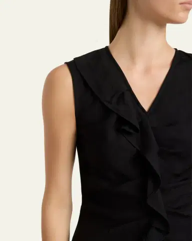 Proenza Schouler White Label Jaya Sleeveless Ruffle Midi Dress | Thumbnail 5 Proenza Schouler White Label Jaya Sleeveless Ruffle Midi Dress | Thumbnail 5