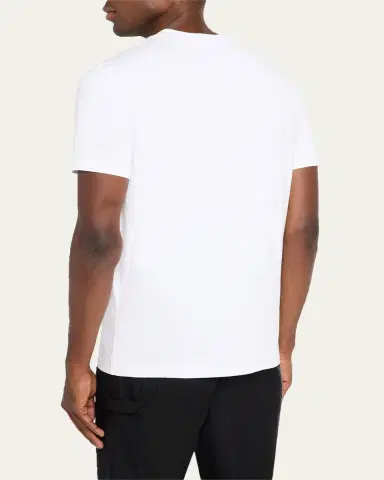 Moncler Men's Logo Script Crewneck T-Shirt | Thumbnail 3 Moncler Men's Logo Script Crewneck T-Shirt | Thumbnail 3