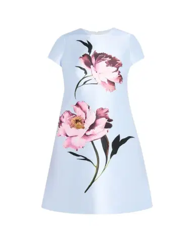 Rickie Freeman for Teri Jon Floral-Print Faille Dress | Thumbnail 1 Rickie Freeman for Teri Jon Floral-Print Faille Dress | Thumbnail 1