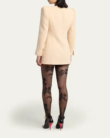 Valentino Garavani Tie-Neck Mini Blazer Dress | Thumbnail 3 Valentino Garavani Tie-Neck Mini Blazer Dress | Thumbnail 3