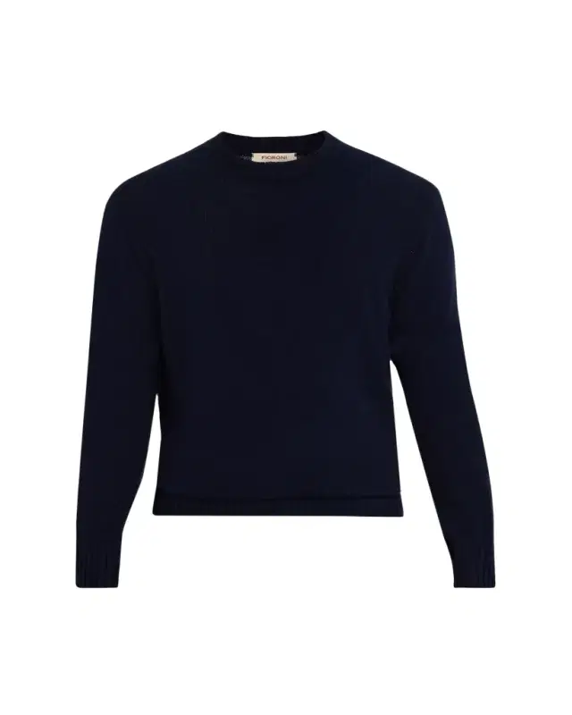Men's Ribbed-Knit Cotton Crewneck Sweater Men's Ribbed-Knit Cotton Crewneck Sweater