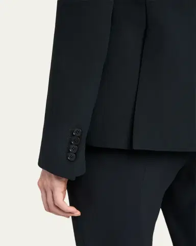 Alexander McQueen Crystal Embroidered Single-Breasted Blazer Jacket | Thumbnail 5 Alexander McQueen Crystal Embroidered Single-Breasted Blazer Jacket | Thumbnail 5