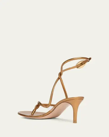 Gianvito Rossi 70mm Jungle Mamba Metallic Leather Sandals | Thumbnail 4 Gianvito Rossi 70mm Jungle Mamba Metallic Leather Sandals | Thumbnail 4