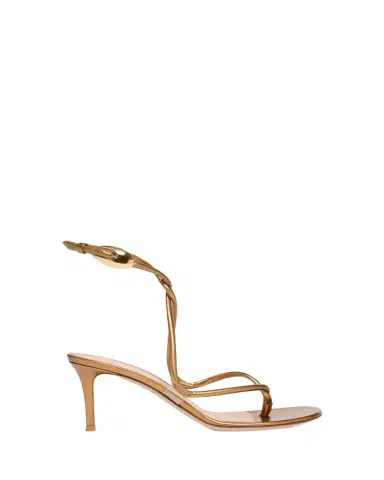 Gianvito Rossi 70mm Jungle Mamba Metallic Leather Sandals | Thumbnail 1 Gianvito Rossi 70mm Jungle Mamba Metallic Leather Sandals | Thumbnail 1