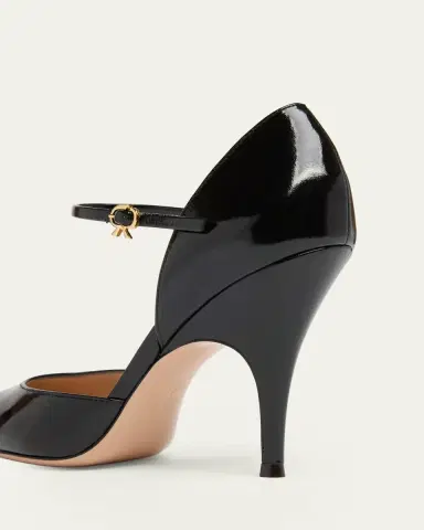 Gianvito Rossi 95mm Sofia Patent Leather d'Orsay Pumps | Thumbnail 3 Gianvito Rossi 95mm Sofia Patent Leather d'Orsay Pumps | Thumbnail 3