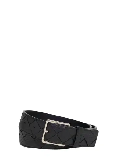Bottega Veneta Men's Intrecciato Reversible Leather Belt | Thumbnail 3 Bottega Veneta Men's Intrecciato Reversible Leather Belt | Thumbnail 3