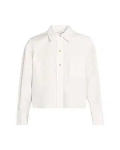 Vince Cropped Long-Sleeve Shirt | Thumbnail 1 Vince Cropped Long-Sleeve Shirt | Thumbnail 1