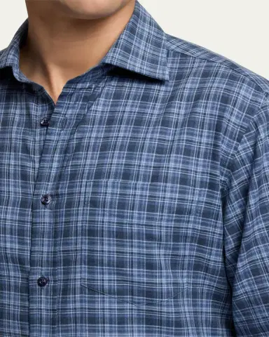 Ralph Lauren Purple Label Plaid Flannel Shirt | Thumbnail 5 Ralph Lauren Purple Label Plaid Flannel Shirt | Thumbnail 5