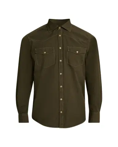 Massimo Alba Men's Arizo Cotton Western Shirt | Thumbnail 1 Massimo Alba Men's Arizo Cotton Western Shirt | Thumbnail 1