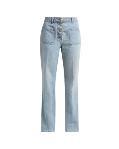 Valentino Garavani Button-Front Straight-Leg Jeans | Thumbnail 1 Valentino Garavani Button-Front Straight-Leg Jeans | Thumbnail 1