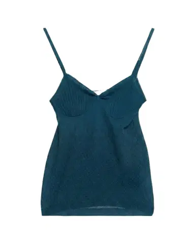 Victoria Beckham Sheer Rib Camisole Top | Thumbnail 1 Victoria Beckham Sheer Rib Camisole Top | Thumbnail 1