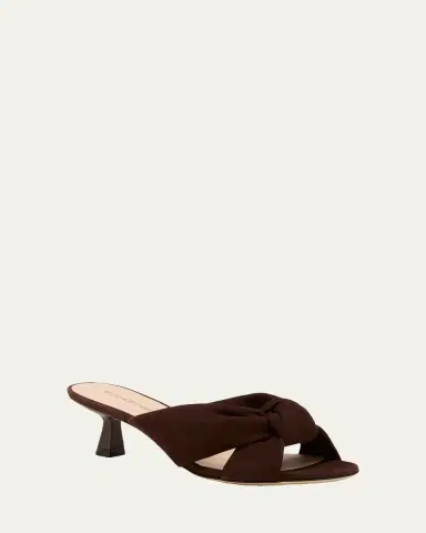 Stuart Weitzman 50mm Soplaya Suede Mule Sandals | Thumbnail 2 Stuart Weitzman 50mm Soplaya Suede Mule Sandals | Thumbnail 2
