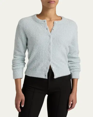 Vince Metallic Knit Cardigan | Thumbnail 4 Vince Metallic Knit Cardigan | Thumbnail 4
