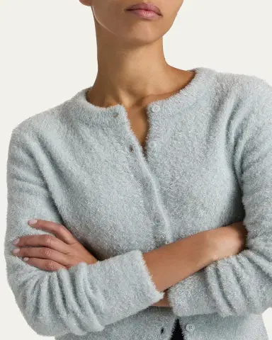 Vince Metallic Knit Cardigan | Thumbnail 5 Vince Metallic Knit Cardigan | Thumbnail 5