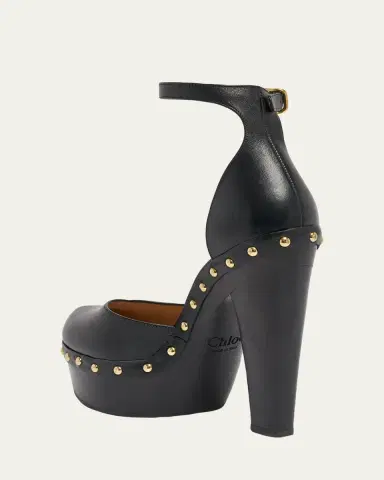 Chloé 130mm Lola Leather Platform Pumps | Thumbnail 4 Chloé 130mm Lola Leather Platform Pumps | Thumbnail 4