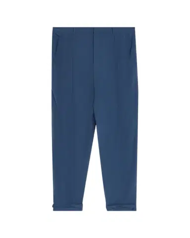 Saint Laurent Men's Silk Habotai Pleated Trousers | Thumbnail 1 Saint Laurent Men's Silk Habotai Pleated Trousers | Thumbnail 1