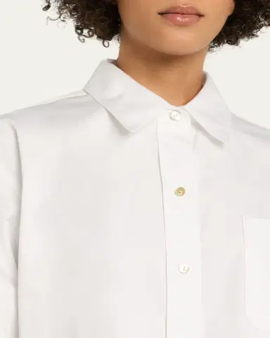 Vince Cropped Long-Sleeve Shirt | Thumbnail 5 Vince Cropped Long-Sleeve Shirt | Thumbnail 5