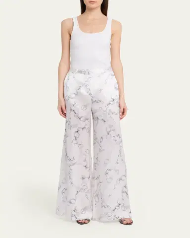 L'Agence Gavin Silk Wide-Leg Pants | Thumbnail 2 L'Agence Gavin Silk Wide-Leg Pants | Thumbnail 2