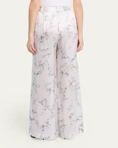 L'Agence Gavin Silk Wide-Leg Pants | Thumbnail 3 L'Agence Gavin Silk Wide-Leg Pants | Thumbnail 3